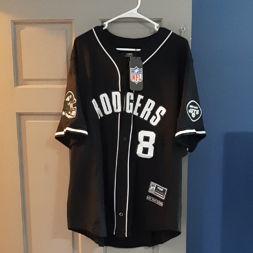NFL Black Jersey Authentic Team Apparel